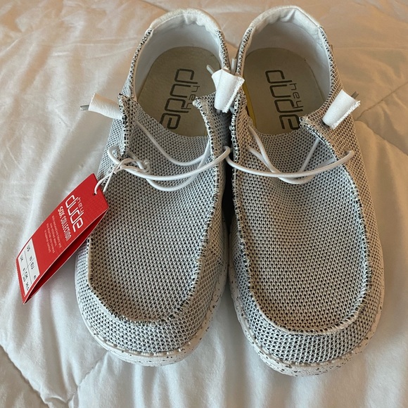 New Hey Dude Shoes - Women’s Wendy “Sox Stone White” - Picture 6 of 6